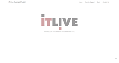 Desktop Screenshot of itlive.com.au